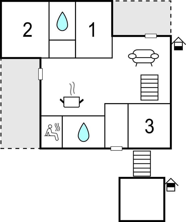 Lovely Home In Lembruch-Duemmer See With Sauna Extérieur photo